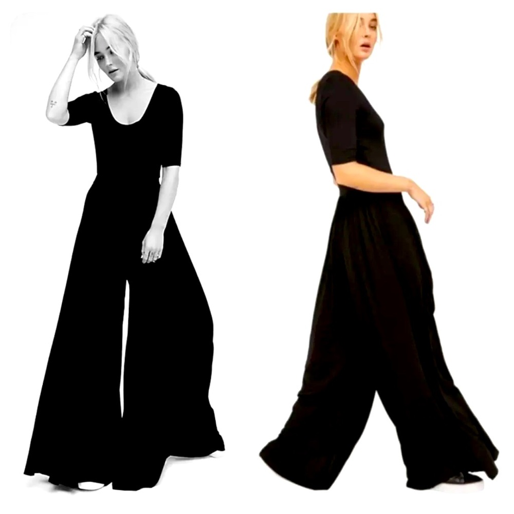 Free People Black Jumpsuit